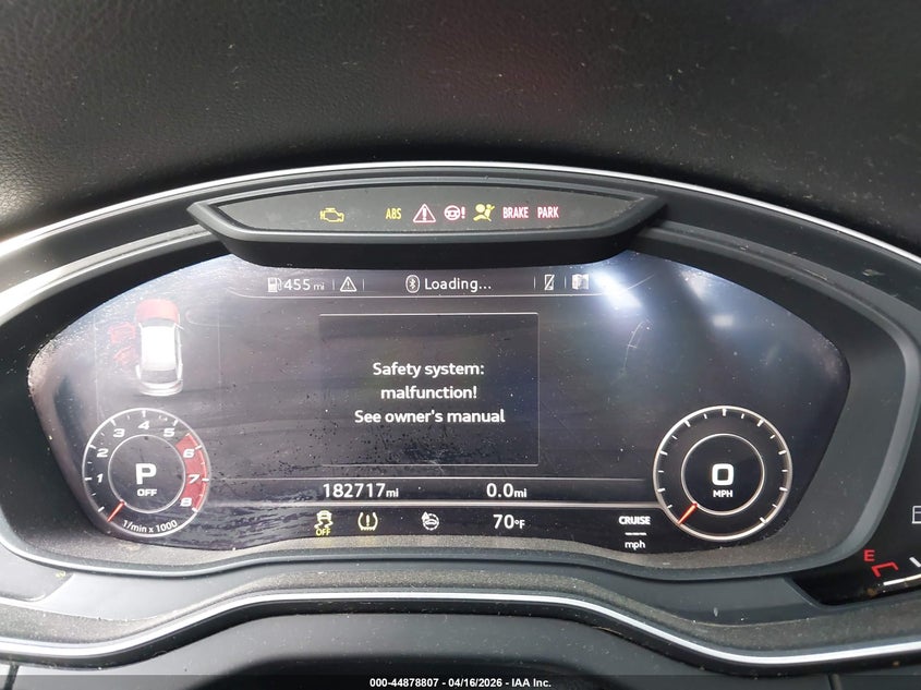 2018 Audi Sq5 VIN WA1A4AFY9J2063237 IAAI salvage auction — FRONT & REAR, Clear (Indiana), sold $4,250 on 2026-07-09 (photo 7)