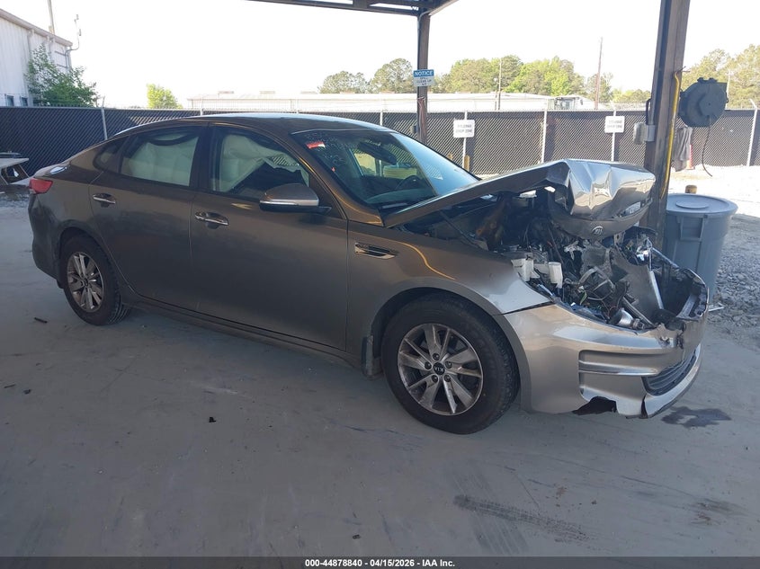 2016 Kia Optima VIN 5XXGT4L30GG099642 IAAI salvage auction — FRONT END, Salvage (Georgia), sold $300 on 2026-07-29 (photo 1)