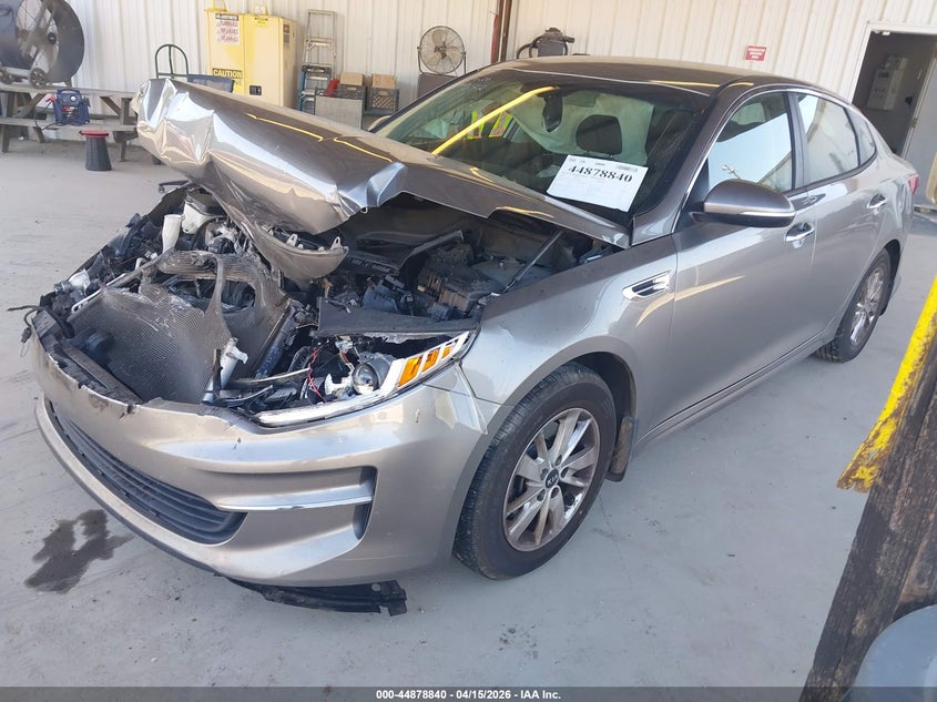 2016 Kia Optima VIN 5XXGT4L30GG099642 IAAI salvage auction — FRONT END, Salvage (Georgia), sold $300 on 2026-07-29 (photo 2)