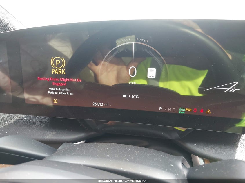 2023 Lucid Air VIN 50EA1TEA6PA002243 IAAI salvage auction — LEFT SIDE, Salvage - Greater Than 75% (Maryland), sold $13,150 on 2026-08-13 (photo 7)
