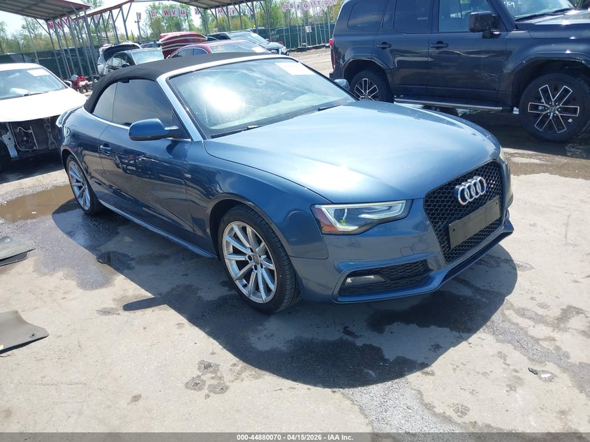 2015 Audi A5 VIN WAUMFAFH2FN005244 IAAI salvage auction — REAR END, Salvage - Greater Than 75% (Maryland), sold $1,700 on 2026-07-16 (photo 1)