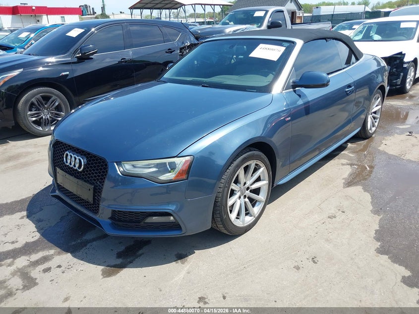 2015 Audi A5 VIN WAUMFAFH2FN005244 IAAI salvage auction — REAR END, Salvage - Greater Than 75% (Maryland), sold $1,700 on 2026-07-16 (photo 2)