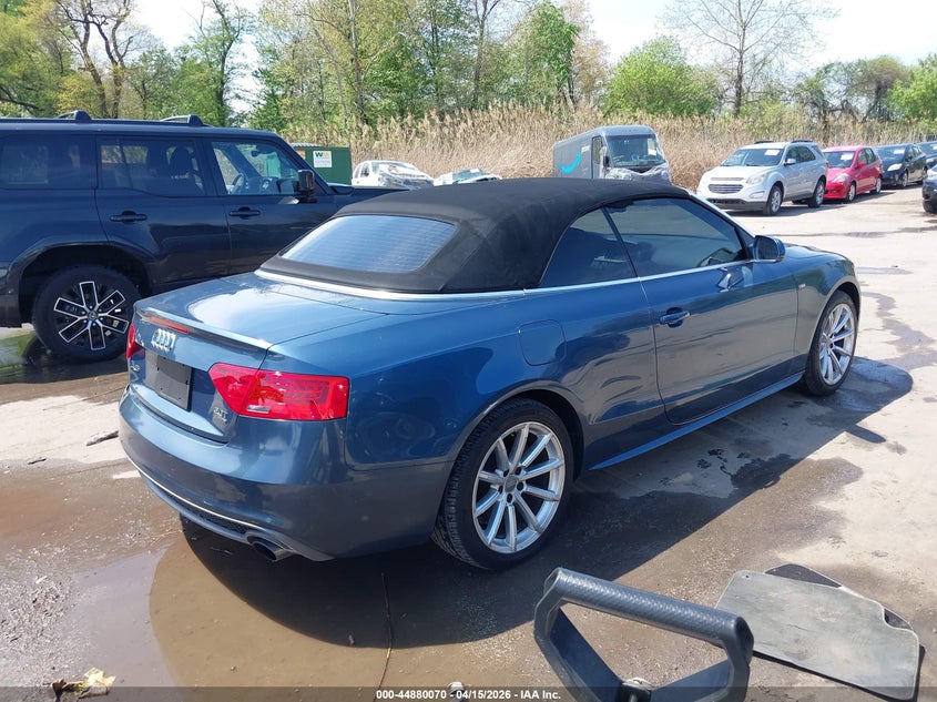 2015 Audi A5 VIN WAUMFAFH2FN005244 IAAI salvage auction — REAR END, Salvage - Greater Than 75% (Maryland), sold $1,700 on 2026-07-16 (photo 4)