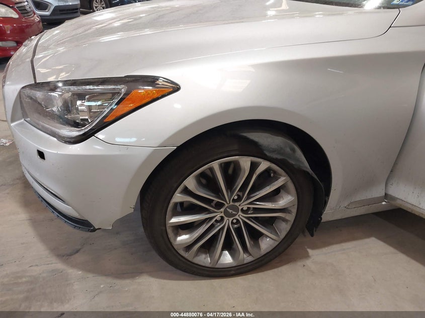 2017 Genesis G80 VIN KMHGN4JE3HU168054 IAAI salvage auction — FRONT END, Salvage (North Carolina), sold $2,775 on 2026-07-16 (photo 6)