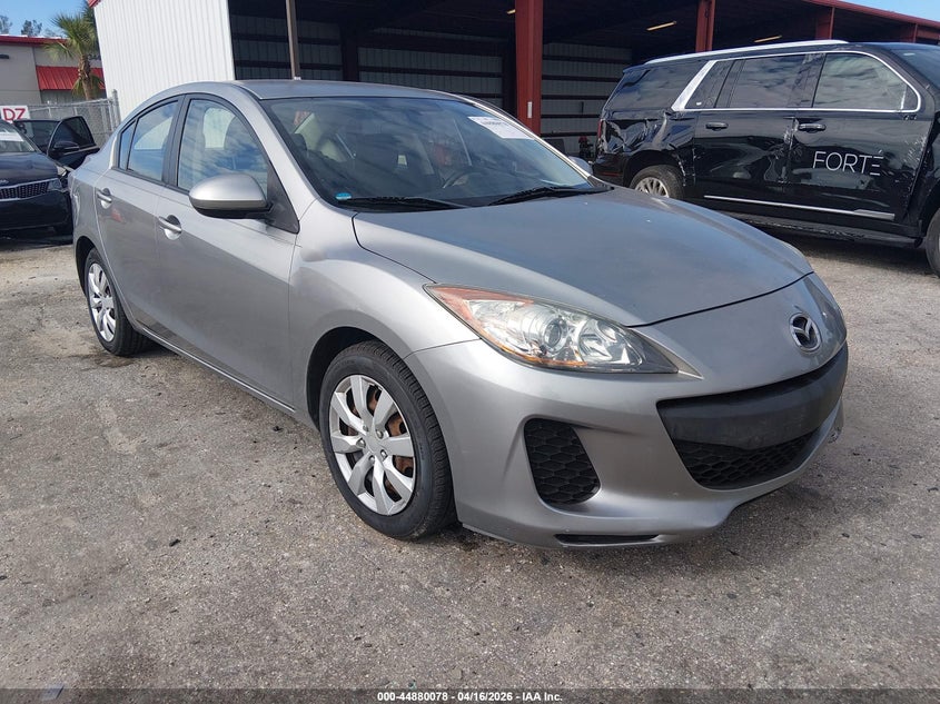 2012 Mazda 3 VIN JM1BL1UF9C1679768 IAAI salvage auction — LEFT FRONT, Wait Title, sold $500 on 2026-07-28 (photo 1)
