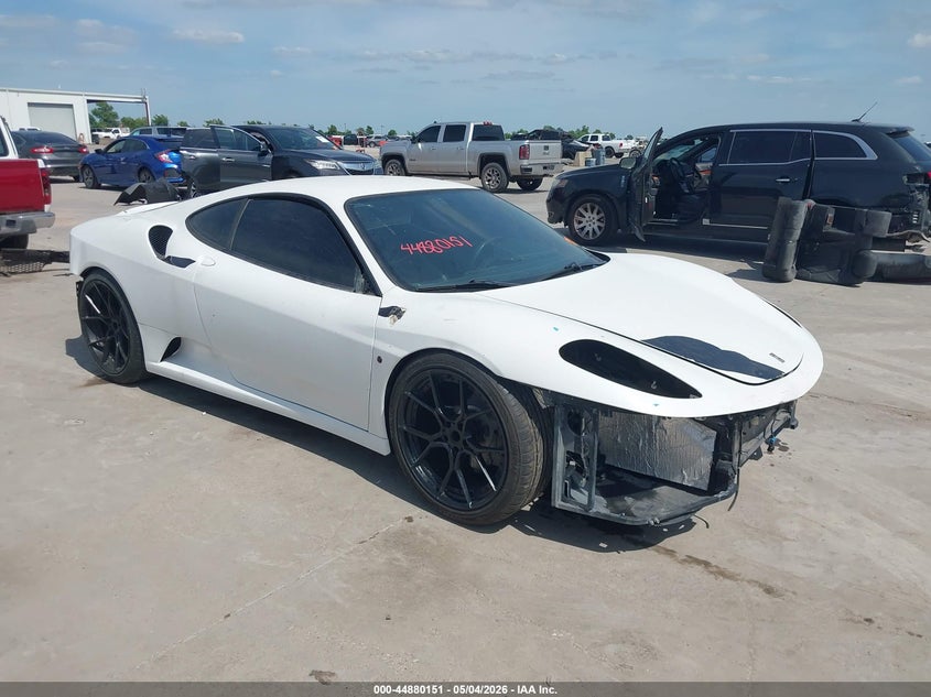 2008 Ferrari F430 VIN ZFFEW58A480158806 IAAI salvage auction — FRONT & REAR, Salvage (Arizona), sold $47,500 on 2026-07-15 (photo 1)