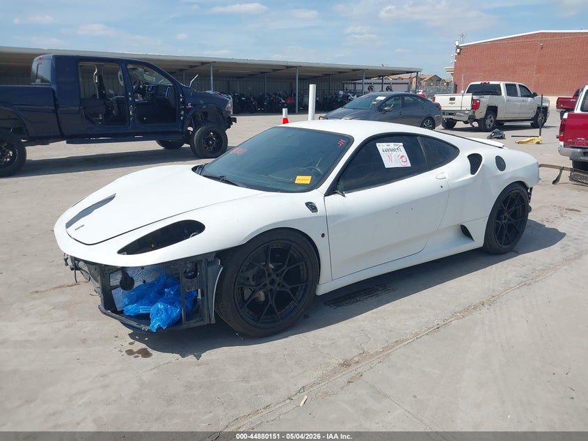 2008 Ferrari F430 VIN ZFFEW58A480158806 IAAI salvage auction — FRONT & REAR, Salvage (Arizona), sold $47,500 on 2026-07-15 (photo 2)