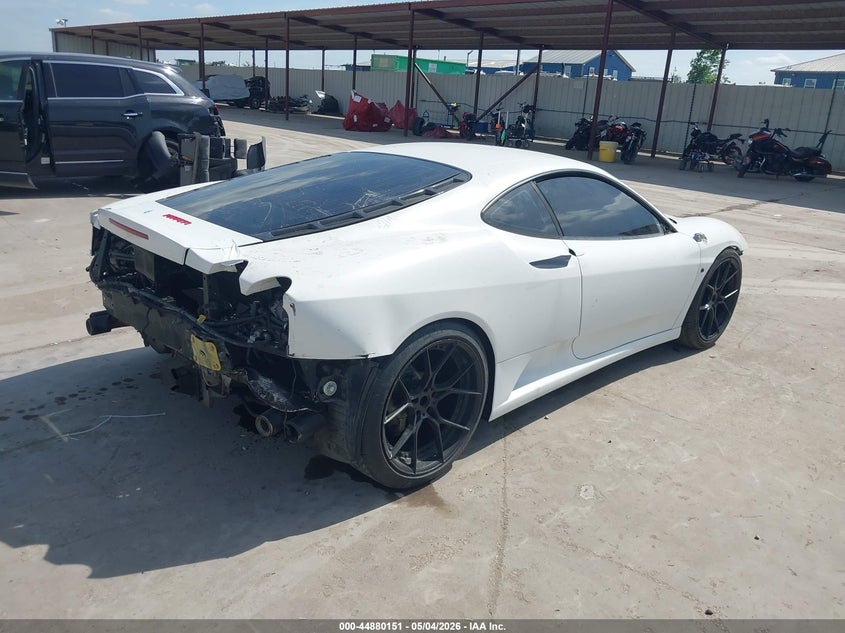 2008 Ferrari F430 VIN ZFFEW58A480158806 IAAI salvage auction — FRONT & REAR, Salvage (Arizona), sold $47,500 on 2026-07-15 (photo 4)