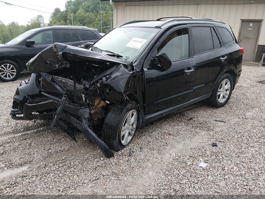 2012 Hyundai Santa fe VIN 5XYZKDAG5CG109945 IAAI salvage auction — FRONT & REAR, Salvage Title, sold $125 on 2026-07-07 (photo 2)
