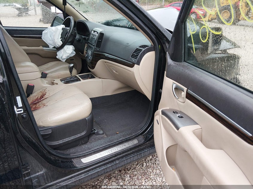 2012 Hyundai Santa fe VIN 5XYZKDAG5CG109945 IAAI salvage auction — FRONT & REAR, Salvage Title, sold $125 on 2026-07-07 (photo 5)