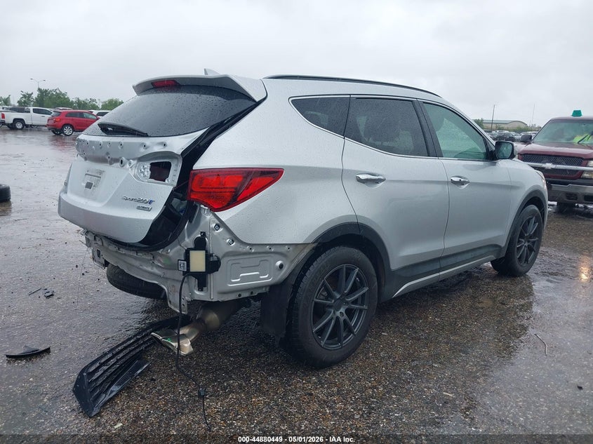 2017 Hyundai VIN 5XYZW4LA3HG475973 IAAI salvage auction — REAR END, Salvage Title, sold $1,950 on 2026-07-15 (photo 4)