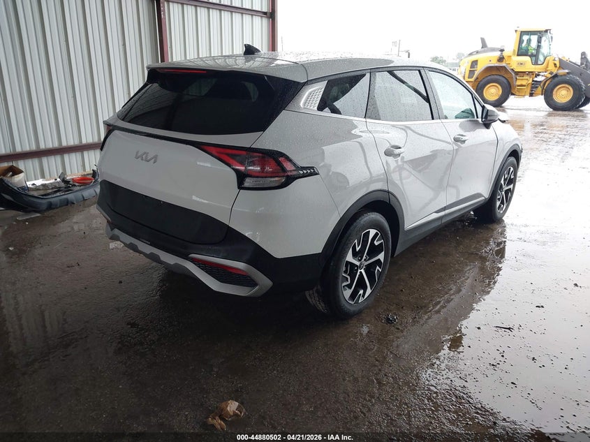 2025 Kia Sportage VIN 5XYK33DF6SG315592 IAAI salvage auction — FRONT END, Salvage (Texas), sold $7,200 on 2026-07-28 (photo 4)