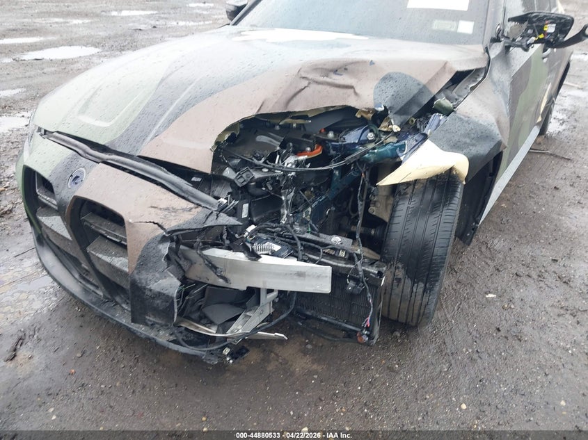 2022 BMW M3 VIN WBS43AY08NFM03885 IAAI salvage auction — FRONT END, Mv-907A (New York), sold $30,425 on 2026-07-13 (photo 6)