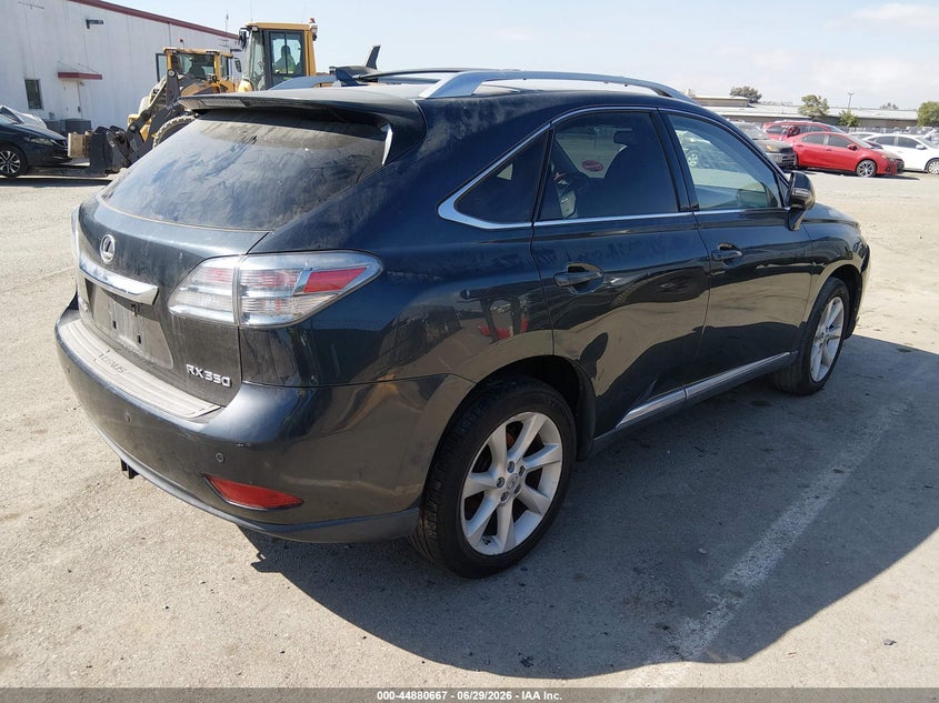 2010 Lexus Rx 350 VIN JTJBK1BA1A2002227 IAAI salvage auction — ENGINE BURN, Salvage (California), sold $4,975 on 2026-07-13 (photo 4)