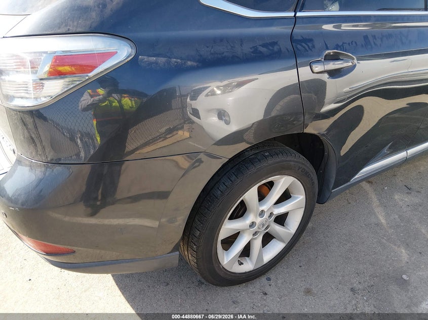 2010 Lexus Rx 350 VIN JTJBK1BA1A2002227 IAAI salvage auction — ENGINE BURN, Salvage (California), sold $4,975 on 2026-07-13 (photo 6)