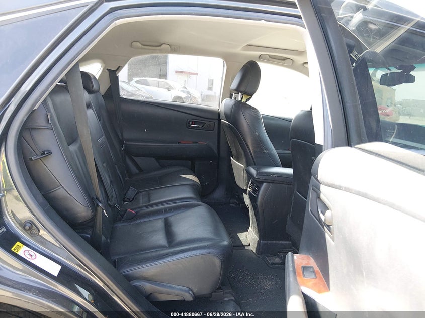 2010 Lexus Rx 350 VIN JTJBK1BA1A2002227 IAAI salvage auction — ENGINE BURN, Salvage (California), sold $4,975 on 2026-07-13 (photo 8)
