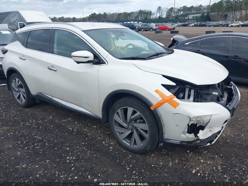 2021 Nissan Murano VIN 5N1AZ2CS7MC147242 IAAI salvage auction — FRONT END, Mv-907A (New York), sold $5,900 on 2026-07-29 (photo 1)