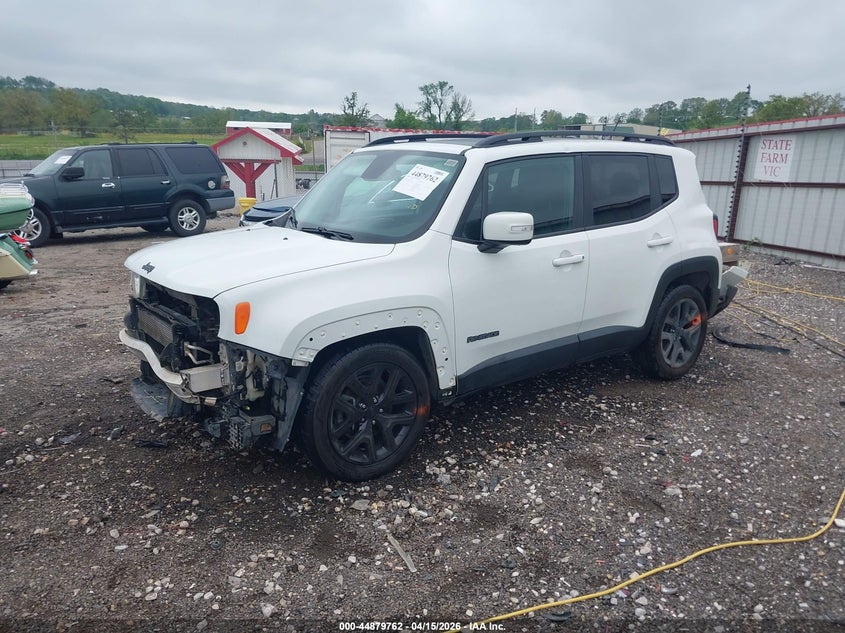 2017 Jeep Renegade VIN ZACCJABB0HPE64474 IAAI salvage auction — FRONT END, Clear (Arkansas), sold $1,550 on 2026-08-13 (photo 2)