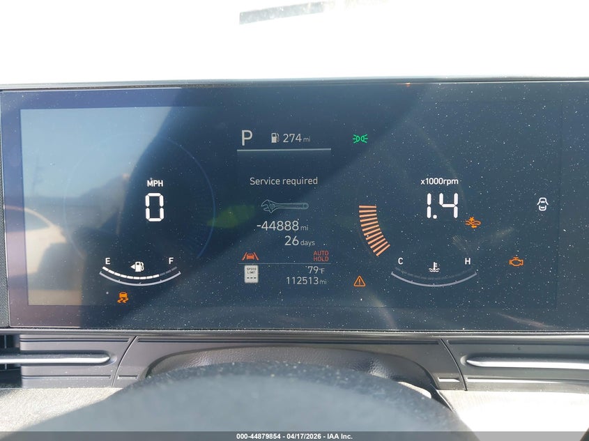 2024 Hyundai Kona VIN KM8HB3AB5RU043894 IAAI salvage auction — FRONT END, Salvage Title, sold $3,750 on 2026-07-22 (photo 7)