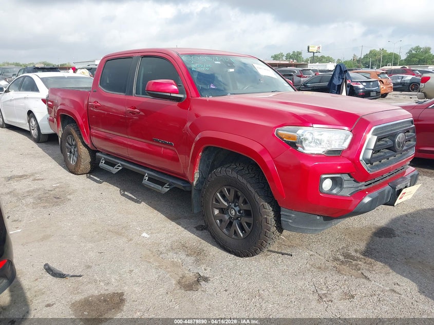 2021 Toyota Tacoma VIN 5TFAZ5CN1MX106145 IAAI salvage auction — LEFT SIDE, Original (Texas), sold $11,450 on 2026-07-22 (photo 1)