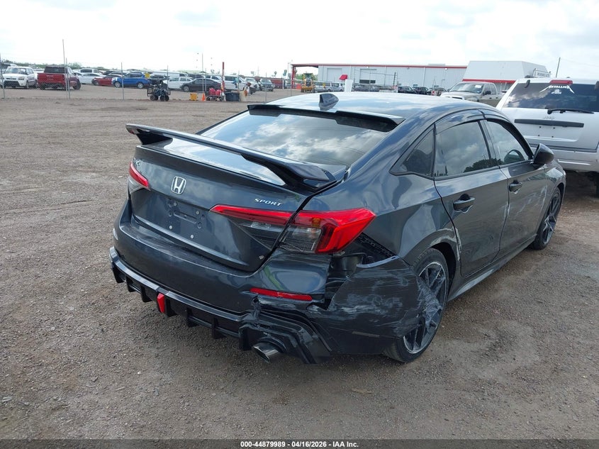 2022 Honda Civic VIN 2HGFE2F52NH512843 IAAI salvage auction — RIGHT SIDE, Wait Title, sold $7,750 on 2026-07-28 (photo 6)