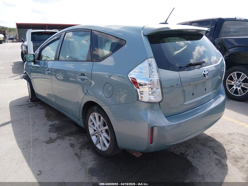 2013 Toyota Prius v VIN JTDZN3EU1D3198579 IAAI salvage auction — FRONT END, Salvage Title, sold $1,250 on 2026-07-24 (photo 3)