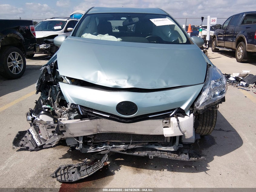 2013 Toyota Prius v VIN JTDZN3EU1D3198579 IAAI salvage auction — FRONT END, Salvage Title, sold $1,250 on 2026-07-24 (photo 6)