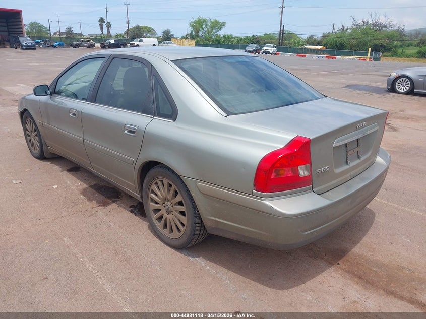2006 Volvo S80 VIN YV1TS592861432762 IAAI salvage auction — WATER/FLOOD, Salvage (Hawaii), sold $25 on 2026-07-28 (photo 3)
