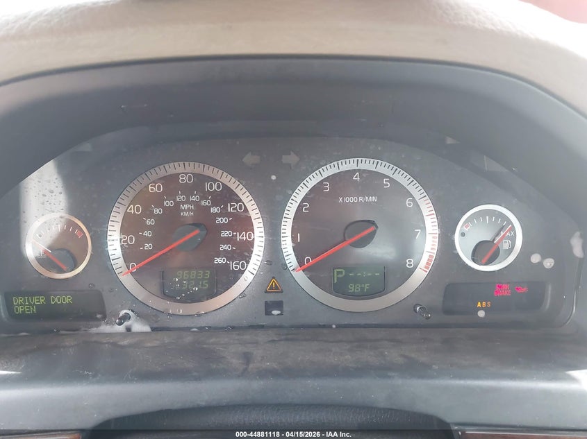2006 Volvo S80 VIN YV1TS592861432762 IAAI salvage auction — WATER/FLOOD, Salvage (Hawaii), sold $25 on 2026-07-28 (photo 7)