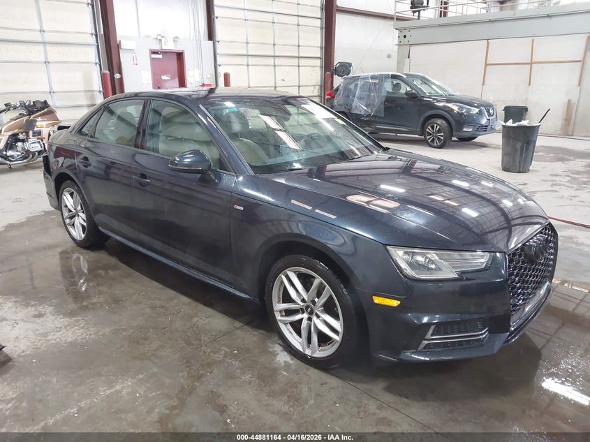 2017 Audi A4 VIN WAUKMAF48HN058320 IAAI salvage auction — REAR END, Salvage (Idaho), sold $4,250 on 2026-07-10 (photo 1)