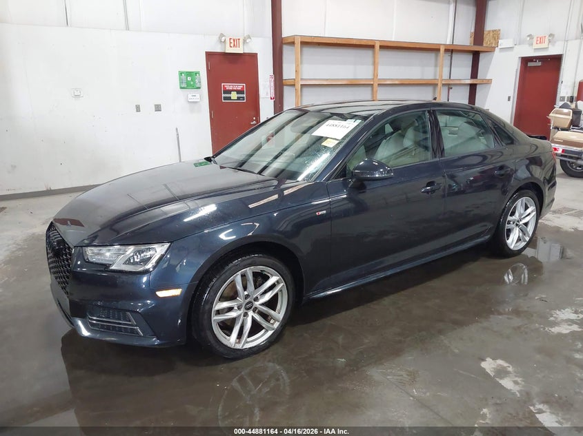 2017 Audi A4 VIN WAUKMAF48HN058320 IAAI salvage auction — REAR END, Salvage (Idaho), sold $4,250 on 2026-07-10 (photo 2)