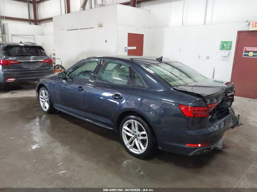 2017 Audi A4 VIN WAUKMAF48HN058320 IAAI salvage auction — REAR END, Salvage (Idaho), sold $4,250 on 2026-07-10 (photo 3)
