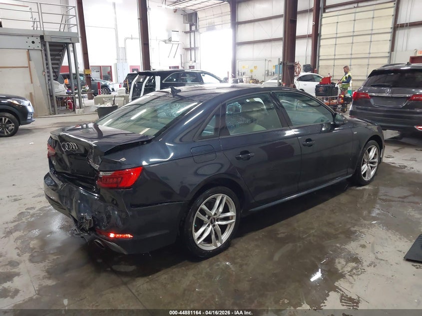 2017 Audi A4 VIN WAUKMAF48HN058320 IAAI salvage auction — REAR END, Salvage (Idaho), sold $4,250 on 2026-07-10 (photo 4)