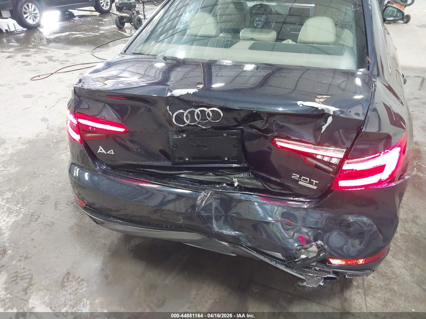 2017 Audi A4 VIN WAUKMAF48HN058320 IAAI salvage auction — REAR END, Salvage (Idaho), sold $4,250 on 2026-07-10 (photo 6)