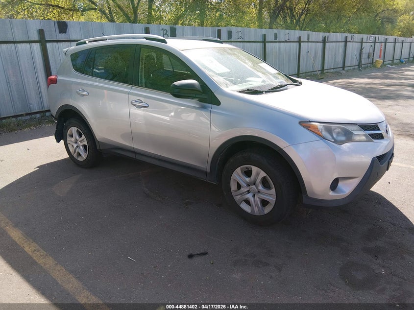 2014 Toyota Rav 4 VIN JTMBFREV3E5030233 IAAI salvage auction — REAR END, Salvage Title, sold $3,850 on 2026-07-16 (photo 1)
