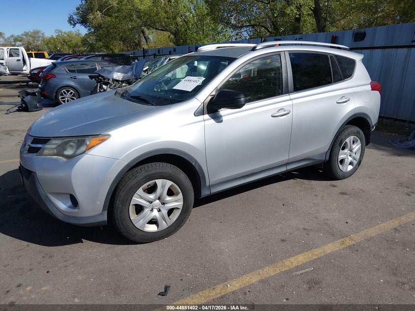 2014 Toyota Rav 4 VIN JTMBFREV3E5030233 IAAI salvage auction — REAR END, Salvage Title, sold $3,850 on 2026-07-16 (photo 2)