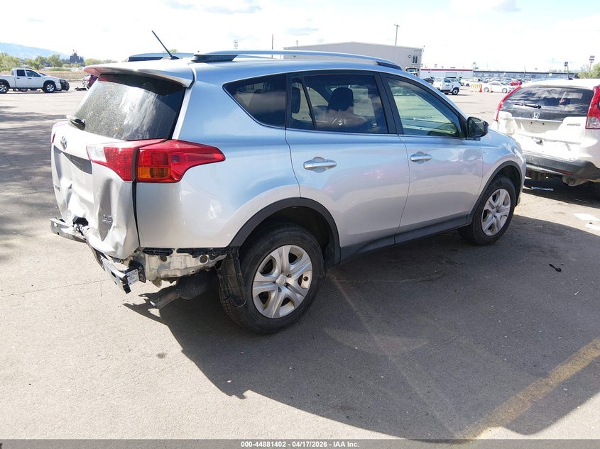 2014 Toyota Rav 4 VIN JTMBFREV3E5030233 IAAI salvage auction — REAR END, Salvage Title, sold $3,850 on 2026-07-16 (photo 4)