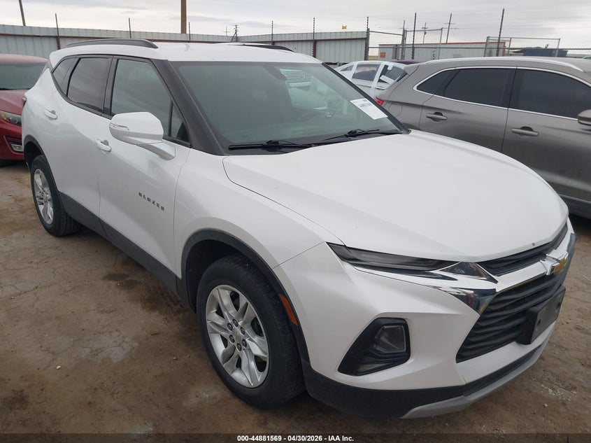 2020 Chevrolet Blazer VIN 3GNKBBRA7LS724590 IAAI salvage auction — HAIL, Original (Texas), sold $7,100 on 2026-07-28 (photo 1)