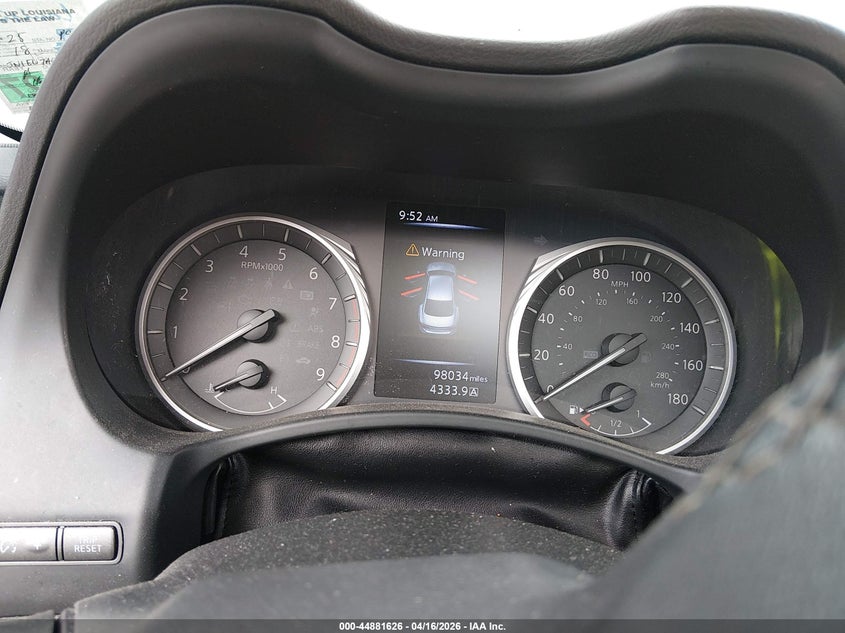 2018 Infiniti Q50 VIN JN1EV7AP9JM359260 IAAI salvage auction — THEFT, Wait Title, sold $2,850 on 2026-07-13 (photo 7)