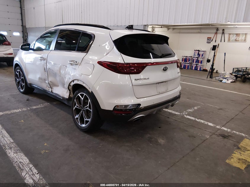 2020 Kia Sportage VIN KNDPRCA62L7754893 IAAI salvage auction — LEFT SIDE, Salvage (Oregon), sold $4,550 on 2026-07-30 (photo 3)