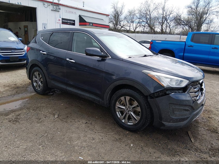 2014 Hyundai Santa fe VIN 5XYZTDLBXEG194167 IAAI salvage auction — FRONT END, Wait Title, sold $1,900 on 2026-07-15 (photo 1)