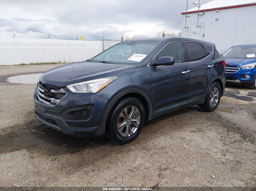 2014 Hyundai Santa fe VIN 5XYZTDLBXEG194167 IAAI salvage auction — FRONT END, Wait Title, sold $1,900 on 2026-07-15 (photo 2)