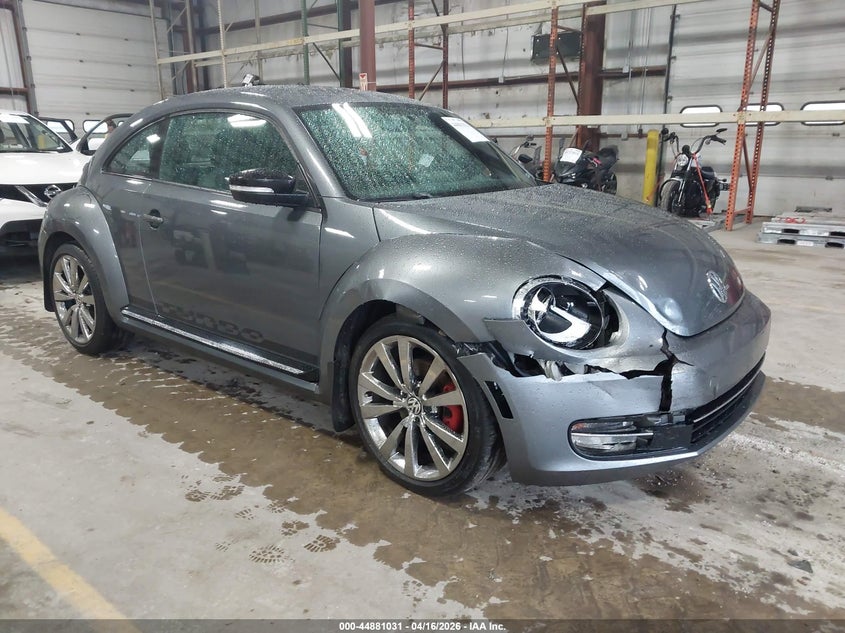 2012 Volkswagen Beetle VIN 3VW4A7AT9CM643932 IAAI salvage auction — FRONT END, Wait Title, sold $1,300 on 2026-07-09 (photo 1)