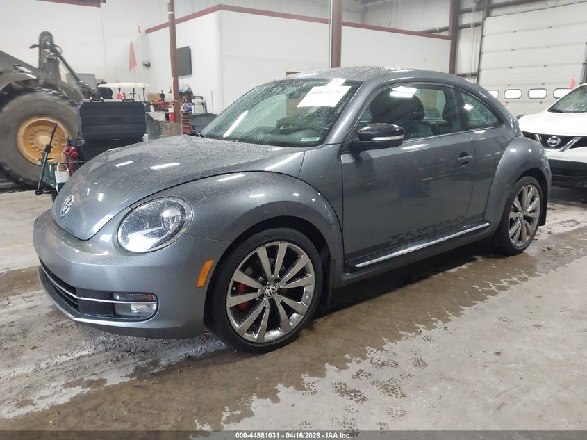 2012 Volkswagen Beetle VIN 3VW4A7AT9CM643932 IAAI salvage auction — FRONT END, Wait Title, sold $1,300 on 2026-07-09 (photo 2)