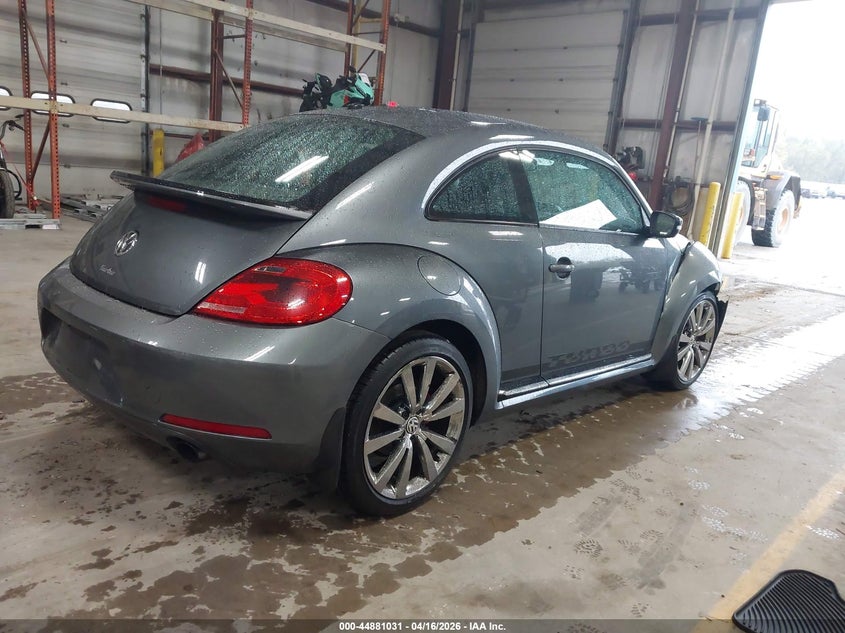 2012 Volkswagen Beetle VIN 3VW4A7AT9CM643932 IAAI salvage auction — FRONT END, Wait Title, sold $1,300 on 2026-07-09 (photo 4)