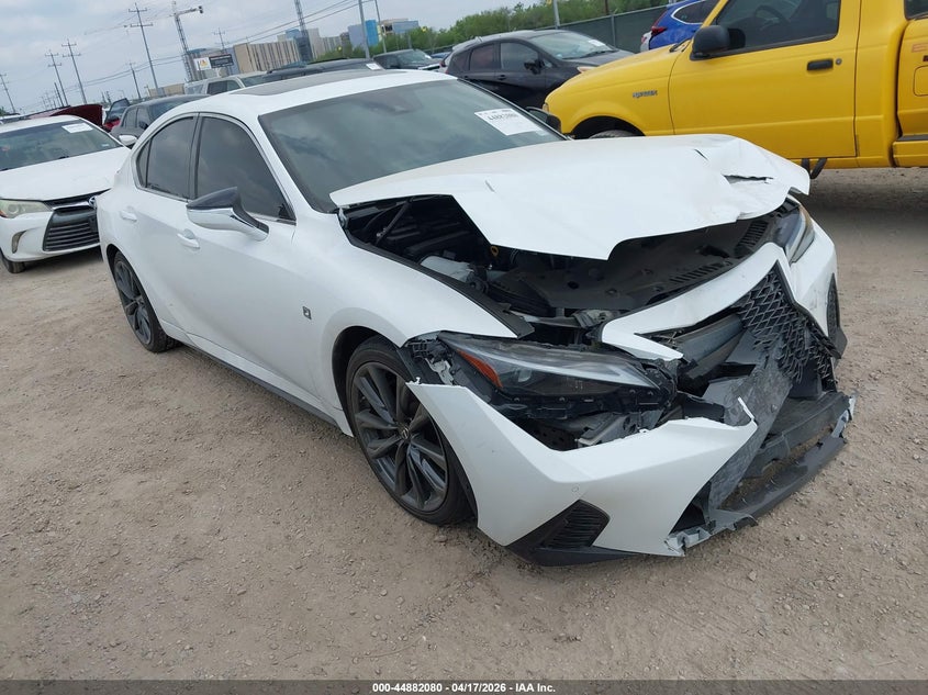 2021 Lexus Is VIN JTHGZ1B22M5043691 IAAI salvage auction — FRONT END, Salvage Title, sold $13,000 on 2026-07-09 (photo 1)