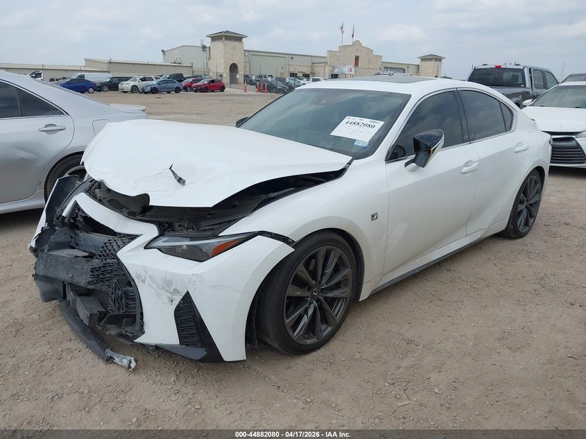 2021 Lexus Is VIN JTHGZ1B22M5043691 IAAI salvage auction — FRONT END, Salvage Title, sold $15,050 on 2026-07-29 (photo 2)