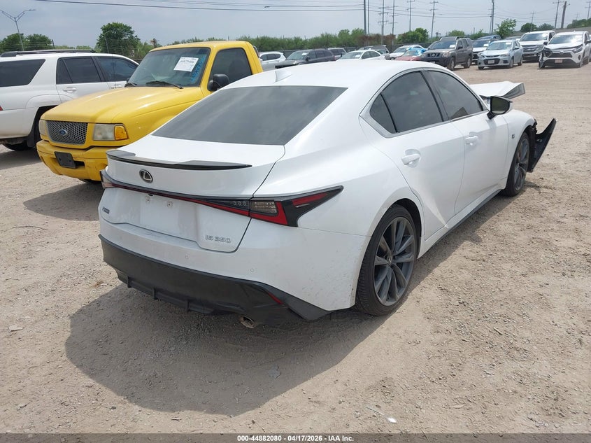 2021 Lexus Is VIN JTHGZ1B22M5043691 IAAI salvage auction — FRONT END, Salvage Title, sold $15,050 on 2026-07-29 (photo 4)