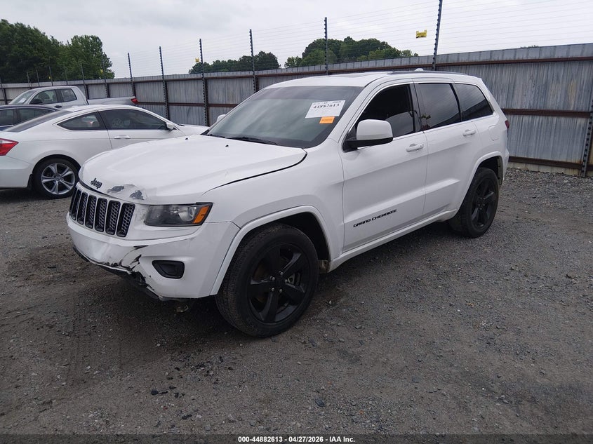 2015 Jeep Grand cherokee VIN 1C4RJEAGXFC872691 IAAI salvage auction — FRONT END, Salvage (Arkansas), sold $1,350 on 2026-08-06 (photo 2)