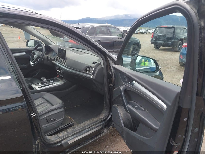 2021 Audi Q5 VIN WA1AAAFYXM2016831 IAAI salvage auction — FRONT END, Salvage (Montana), sold $6,800 on 2026-07-08 (photo 5)